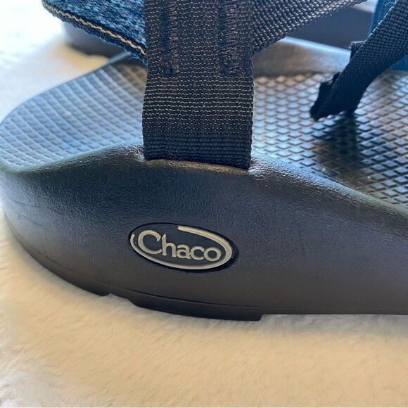 Chaco Loop Toe Blue Tone Sandals Size 12 - Picture 4 of 8